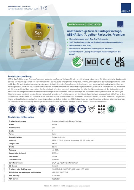 ABENA - ABENA - ABENA San 7 Premium (Image 4 / Shop Art-No. -) | Inkontinenz Shop