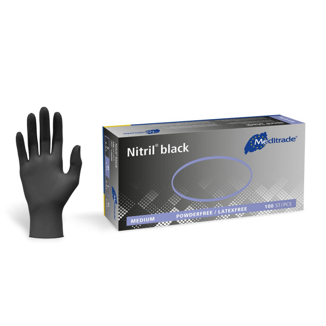 Meditrade - Handschuhe Nitril Black (Shop Art-No. -) | Inkontinenz Shop
