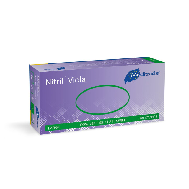 Meditrade - Handschuhe Nitril Viola (Shop Art-No. -) | Inkontinenz Shop