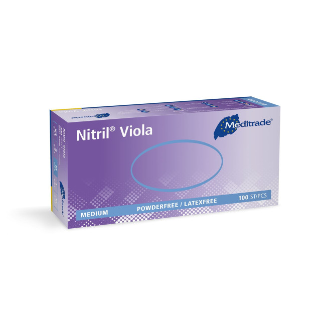 Meditrade - Meditrade - Handschuhe Nitril Viola (Image 3 / Shop Art-No. -) | Inkontinenz Shop