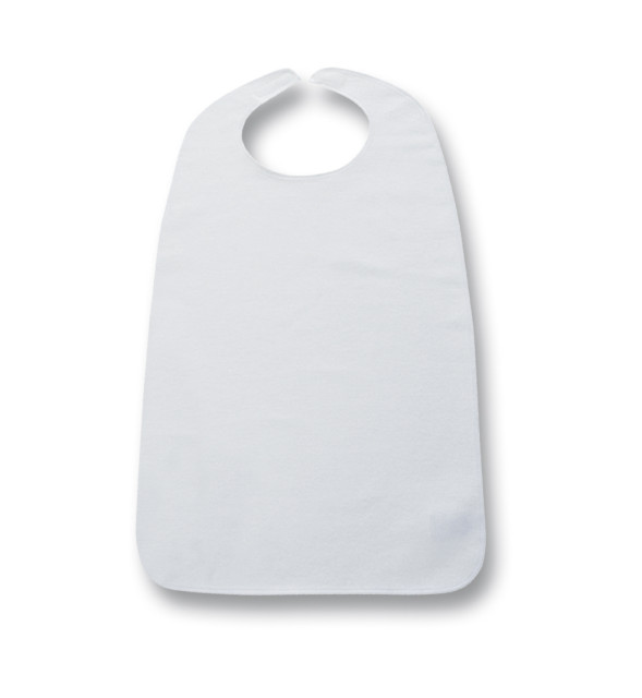 Suprima - Suprima Ess-Schürze Frottee mit Klettverschluss weiß (Shop Art-No. 5050) | Inkontinenz Shop