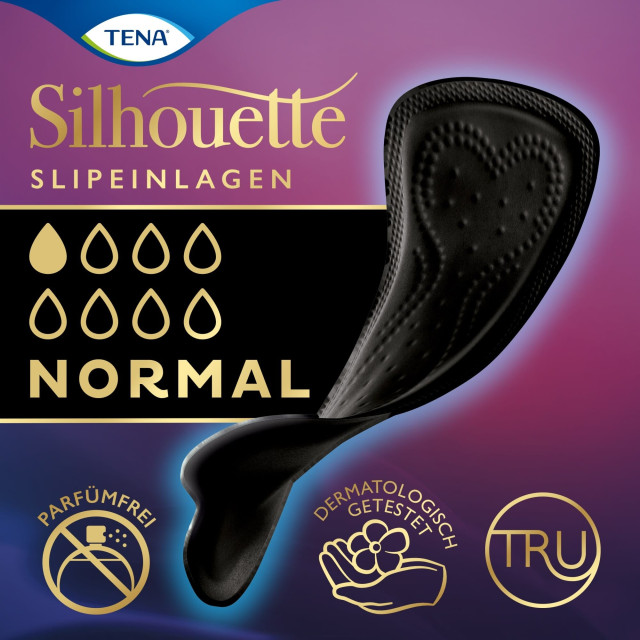 TENA / Essity - TENA / Essity - TENA Silhouette Slipeinlage Normal Noir (Image 4 / Shop Art-No. -) | Inkontinenz Shop