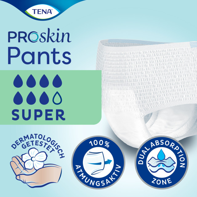TENA / Essity - TENA / Essity - TENA ProSkin Pants Super (Image 6 / Shop Art-No. -) | Inkontinenz Shop